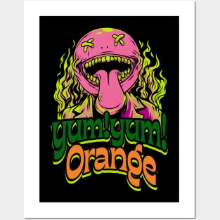 yum yum orange japan ska Posters and Art